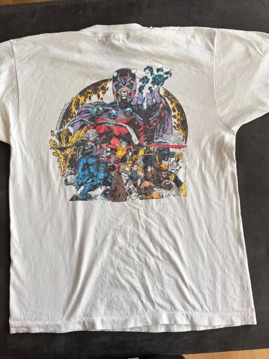Fruit Of The Loom Other - Vintage X-Men T-Shirt Size XL White 100% Cotton USA